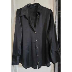 Zara Elegant Black Blouse